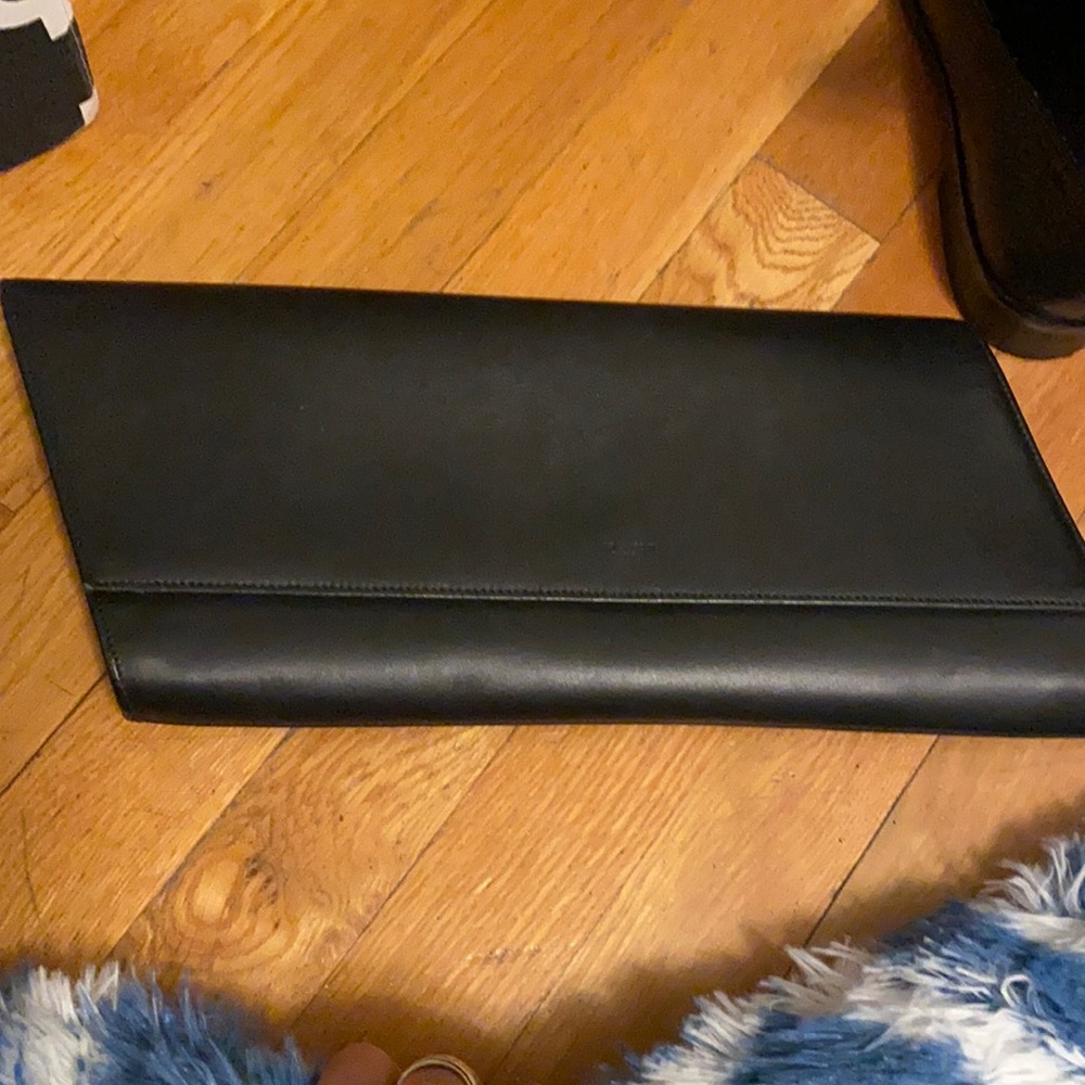 Saint Laurent leather clutch